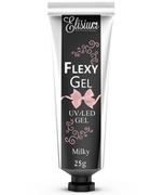 Lakiery do paznokci - Elisium Flexy Gel- Żel Do Stylizacji Paznokci 25g Milky (3) - miniaturka - grafika 1