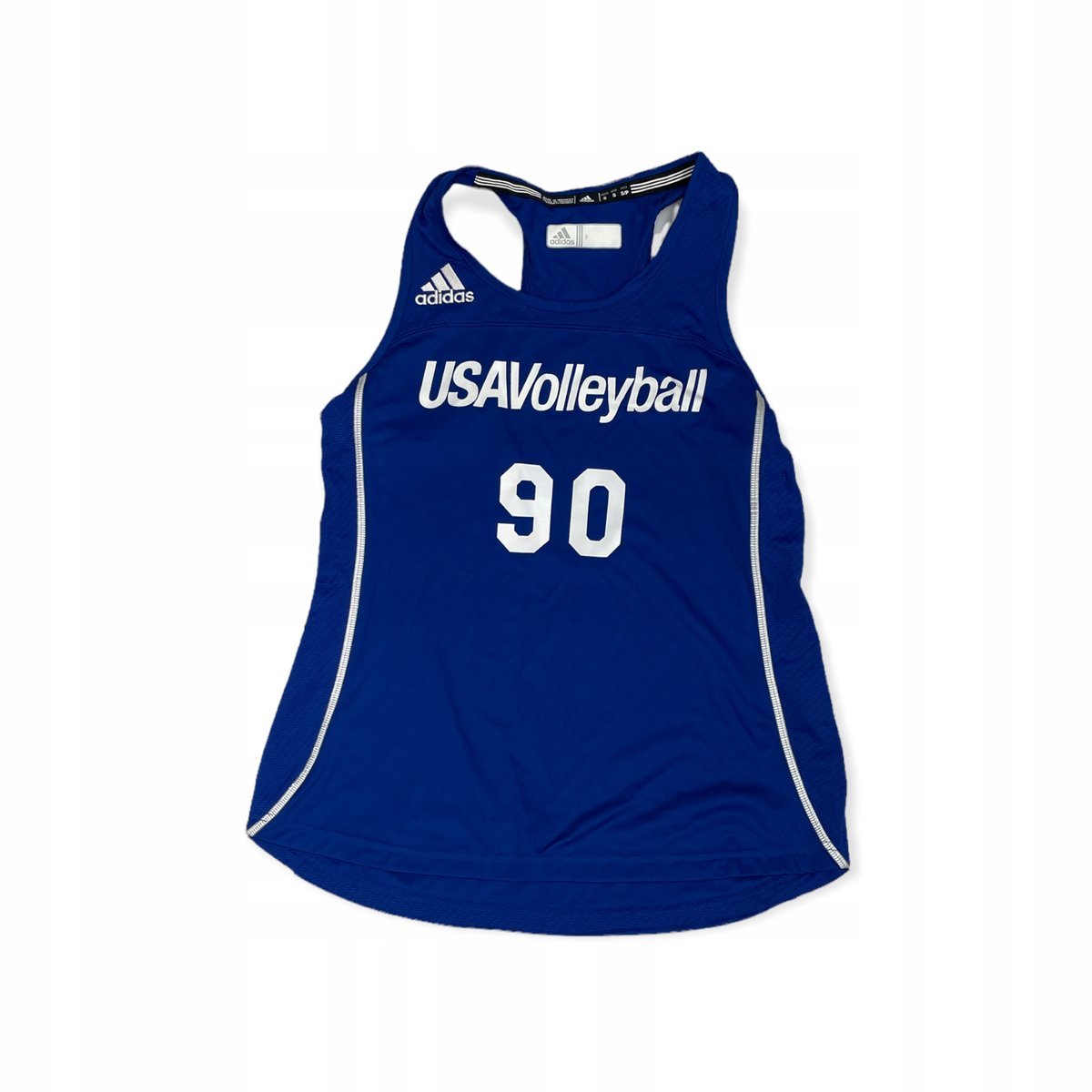 Niebieski top damski 90 ADIDAS USA VOLLEYBALL S