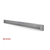 Akcesoria do ogrodzeń - Podmurówka profilowana DOX 20/247 247 x 20 x 5,8 szary - miniaturka - grafika 1