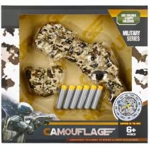 Pistolet na strzałki wojsko z akcesoriami MEGA CREATIVE 483105 - Zabawki militarne - miniaturka - grafika 1