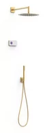 Zestawy prysznicowe - Zestaw TRES Shower Technology Blue Edition 24-K Matowe Złoto 09286558OM - miniaturka - grafika 1
