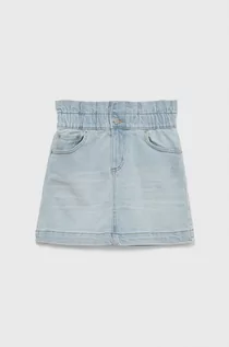 Sukienki i spódniczki dla dziewczynek - Tom Tailor spódnica jeansowa dziecięca mini prosta - grafika 1
