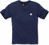 Odzież robocza - Carhartt Koszulka Workwear Pocket S/S Navy - miniaturka - grafika 1