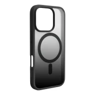 Etui i futerały do telefonów - Etui silikonowe Puro Gradient MagSafe do iPhone 16 Pro - czarne - miniaturka - grafika 1