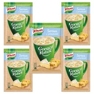 Dania dla dzieci - Knorr Gorący Kubek Serowa z grzankami 22 g x 5 sztuk - miniaturka - grafika 1