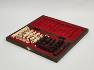 Gry planszowe - SZACHY+WARCABY drewniane we WKŁ 34x34 - PRODUCENT - miniaturka - grafika 1