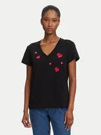 Koszulki i topy damskie - KARL LAGERFELD T-Shirt A3W17017 Czarny Regular Fit - miniaturka - grafika 1