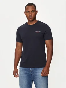 Guess Jeans T-Shirt M4YI55 K8HM0 Granatowy Slim Fit - Koszulki męskie - miniaturka - grafika 1