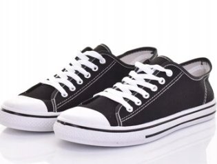 URBAN JACKS DAMSKIE TRAMPKI SZNUROWANE CZARNE 41 1Ż6L