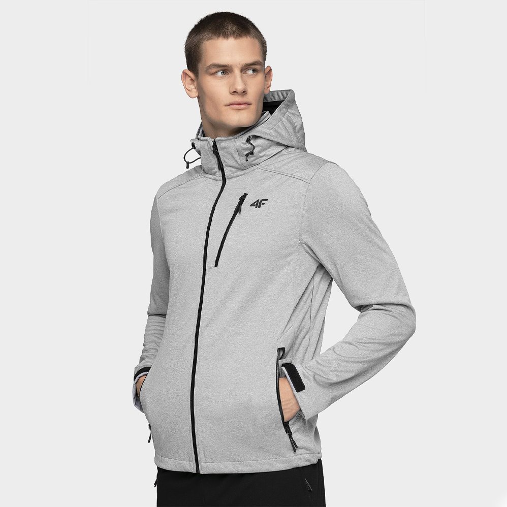 Kurtka Męska 4F Softshell Męski Szary H4Z19-SFM004-27M Szary S