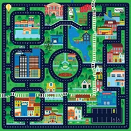 Maty edukacyjne - Mata Animacyjna MIASTO 100 cm - miniaturka - grafika 1