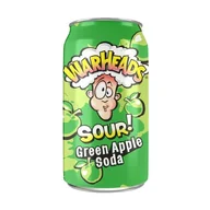 Napoje gazowane - Napój Warheads - Green Apple Sour Soda 330ml - miniaturka - grafika 1