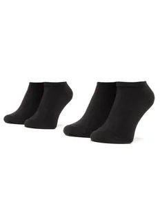 Tommy Hilfiger Zestaw 2 par niskich skarpet unisex 301390 Czarny - Skarpetki dla dzieci - miniaturka - grafika 1