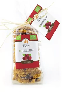 IRENKI (ciastka zbożowe) CIASTKA JAGLANE Z ŻURAWINĄ BEZGLUTENOWE BIO 150 g - Ciastka - miniaturka - grafika 1