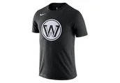 Koszulki męskie - Nike Nba Golden State Warriors City Edition Logo Dri-Fit Tee Black - miniaturka - grafika 1