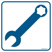 Systemy ekspozycyjne i znaki informacyjne - RA059 WARSZTAT, FN - FOLIA SAMOPRZYLEPNA; (200X200MM) - miniaturka - grafika 1