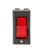 Wyłączniki światła i elektryczne - Tracon Electric Wyłącznik kołyskowy włącz-wyłącz czerwony TES-11 TES-11 - miniaturka - grafika 1