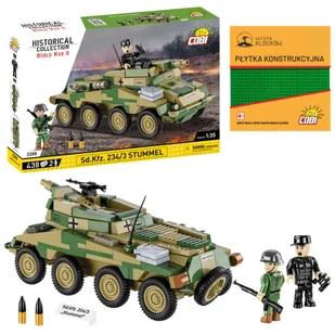 KLOCKI COBI 2288 SD.KFZ. 234/3 STUMMEL CZOŁG SAMOCHÓD OPANCERZONY - Klocki - miniaturka - grafika 1