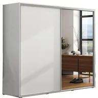 Szafy - Szafa Przesuwna 230 z Lustrem A20 Skąpski Meble Craft Złoty, Grafit, 215 cm - miniaturka - grafika 1