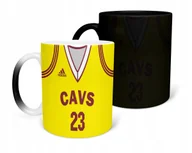 Kubki - KUBEK MAGICZNY Z NADRUKIEM-PREZENT CLEVELAND NBA RÓŻNE WZORY DO WYBORU+IMIĘ - miniaturka - grafika 1