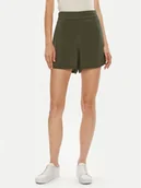 Spodenki damskie - ONLY Szorty materiałowe Nova 15325521 Zielony Regular Fit - miniaturka - grafika 1