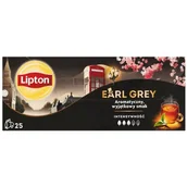 Herbata - Lipton Earl Grey Herbata czarna 37,5 g (25 torebek) - miniaturka - grafika 1