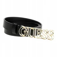 Paski - Guess Pasek Damski Sestri Not Adj Pant Belt Czarny R.L - miniaturka - grafika 1