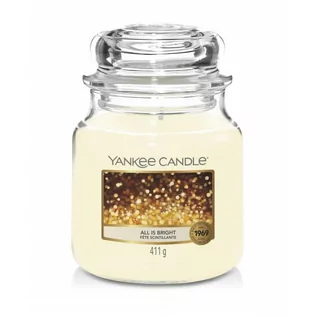 Świece - Yankee Candle All is Bright, średni słoik (411g) - grafika 1