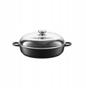 Patelnie - Patelnia Ambition PATELNIA GŁĘBOKA Z POKRYWĄ BRYTFANNA MAGNAT 3,9l 28 cm PIEKARNIK - miniaturka - grafika 1