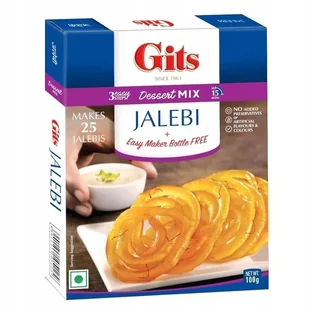 Danie instant Jalebi Instant Mix Gits 100g - Szybkie dania obiadowe - miniaturka - grafika 1