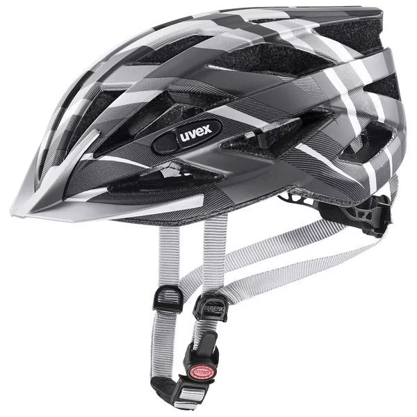 UVEX Air Wing CC Helmet Kids, black/silver matt 56-60cm 2021 Kaski rowerowe S4100480117