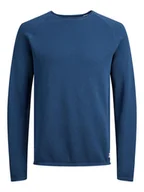 Swetry męskie - Jack & Jones Sweter "Hill" w kolorze niebieskim - miniaturka - grafika 1