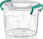 Pojemniki kuchenne - Chomik Pojemnik plastikowy okrągły 1,1L MULTIBOX - miniaturka - grafika 1