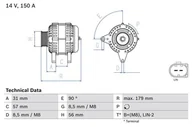 Alternatory - Alternator Bosch 0 986 083 960 - miniaturka - grafika 1