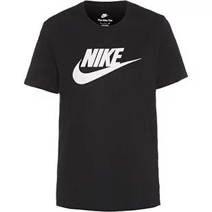 Nike Essntl Icn Ftra Bluzka Czarny/Biały M - Bluzki damskie - miniaturka - grafika 1