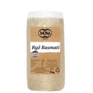 Ryż Basmati MONA 1kg PREMIUM - Ryż - miniaturka - grafika 1