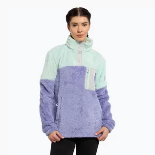 Bluzy narciarskie - Bluza snowboardowa damska Roxy Alabama niebiesko-zielona ERJFT04554 | WYSYŁKA W 24H | 30 DNI NA ZWROT - grafika 1