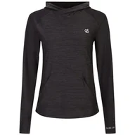 Koszulki sportowe damskie - Koszulka damska Dare 2b Sprint Cty Hoodie Rozmiar: XXL / Kolor: czarny/biały - miniaturka - grafika 1