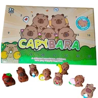 Ozdoby bożonarodzeniowe - Kalendarz adwentowy KAPIBARY 24 Figurki Niespodzianki - miniaturka - grafika 1