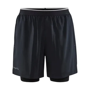 Męskie Spodenki CRAFT ADV CHARGE 2-IN-1 STRETCH SHORTS M 1911911-999000 – Czarny - Spodenki męskie - miniaturka - grafika 1
