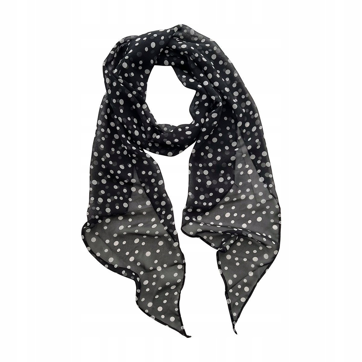 SZALICZEK z nadrukiem damska długa CHUSTKA elegancka APASZKA jak krawat