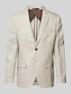 Marynarka zapinana na dwa guziki o kroju regular fit z kieszenią na piersi - Marynarki męskie - miniaturka - grafika 1