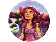 Ciasta i półprodukty do ciast - Dekoracyjny opłatek tortowy Mia i Ja - 20 cm - miniaturka - grafika 1