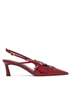 Steve Madden Sandały Liana SM11003386 Bordowy - Sandały damskie - miniaturka - grafika 1