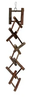 Klatki i wyposażenie dla ptaków - Trixie Drabina Natural Living do zawieszenia z 12 szczebli, 58 cm 4011905058856 - miniaturka - grafika 1