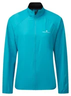 Kurtki damskie - RONHILL Kurtka biegowa damska CORE JACKET azure/bright white - miniaturka - grafika 1