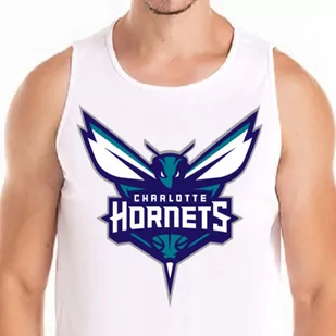 KOSZULKA TANK TOP CHARLOTTE HORNETS NBA S 0465 - Koszulki męskie - miniaturka - grafika 1