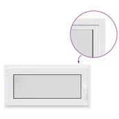 Tablice i flipcharty - vidaXL Okno piwniczne RISOR 100x50 cm uchylno-rozwierne DIN lewe białe - miniaturka - grafika 1