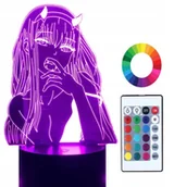 Lampy stojące - Lampka Nocna LED 3D Darling in the FranXX DarliFra - miniaturka - grafika 1