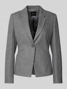 Żakiet o kroju slim fit z mieszanki wełny i lyocellu model ‘JIA9’ - Marynarki i żakiety damskie - miniaturka - grafika 1